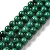 Natural Malachite Beads Strands G-A271-A01-6mm-2