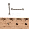 304 Stainless Steel Connector Charms STAS-Q323-09P-3