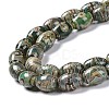 Tibetan Style dZi Beads Strands TDZI-E005-01L-3