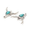 Synthetic Turquoise Pendants FIND-TADZ0001-04AS-3