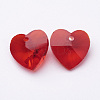 Valentine's Day Handmade Glass Pendants X-GH14mm47Y-2