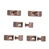 Tibetan Style Snap Lock Clasps LS-TIBE-LF11313Y-R-LF-2