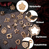 28Pcs 14 Styles Alloy Enamel Pendants FIND-TA0002-71-12