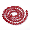 Transparent Glass Beads GLAA-Q066-14mm-C13-2