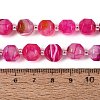 Natural Agate Beads Strands G-T131-82B-08-5