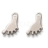 Non-Tarnish 201 Stainless Steel Charms STAS-C017-08P-1