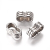 Non-Tarnish 201 Stainless Steel Slide Charms/Slider Beads STAS-L238-057B-P-1