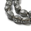 Handmade Porcelain Beads Strands PORC-B002-09-3
