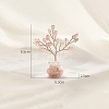 Natural Rose Quartz Chips Tree Decorations PW-WG14985-01-1