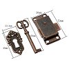 Vintage Alloy Surface Mounted Cabinet Lock Kit Sets CABI-PW0001-181A-R-1