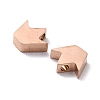 Ion Plating(IP) 304 Stainless Steel Charms STAS-F271-14RG-3