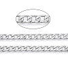 Aluminium Textured Cuban Link Chains CHA-T001-41S-4