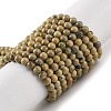 Natural Verdite Stone Beads Strands G-P530-B07-01-1