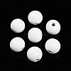 Painted Natural Wood Beads WOOD-A018-16mm-19-1