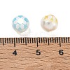 Sports Printed ABS Plastic Beads PL-CBA1C22-01-3