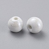 Glazed Porcelain Beads PORC-D001-16mm-04-2