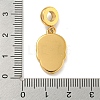 Ion Plating(IP) 304 Stainless Steel Black Enamel European Dangle Charms STAS-U005-43G-3