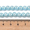 Electroplated Shell Pearl Beads Strands BSHE-G041-6mm-03-2