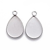 Tarnish Resistant 304 Stainless Steel Pendant Cabochon Settings STAS-L226-003P-1