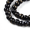 Baking Paint Glass Beads Strands DGLA-N003-6mm-B10-4