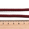Braided Leather Cord with Core WL-F009-5mm-04-2