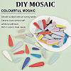 Porcelain Cabochons PORC-WH0010-07-4