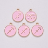 Alloy Enamel Pendants ENAM-S124-01B-09F-2