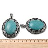 Synthetic Turquoise Big Pendants G-C104-01A-AS-3
