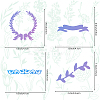 Stainless Steel Cutting Dies Stencils DIY-WH0238-105-3