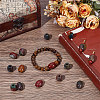 15Pcs Natural Indian Agate European Beads G-SP0001-46-4