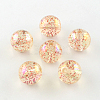 Round AB Color Transparent Acrylic Beads X-TACR-D005-10mm-M-2
