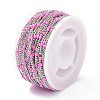 304 Stainless Steel Enamel Curb Chains CHS-P013-01P-07-4