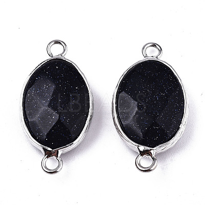 Synthetic Blue Goldstone Links/Connectors G-T131-102-01-1