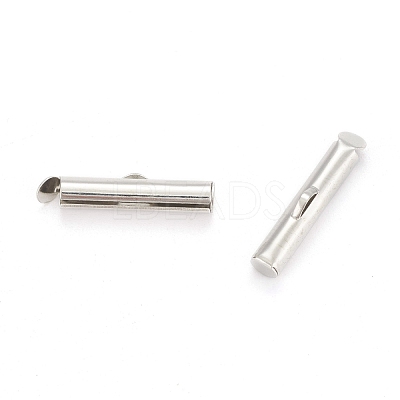 Iron Slide On End Clasp Tubes IFIN-R212-2.0cm-P-1