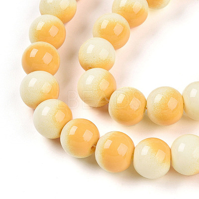 Baking Paint Glass Beads X1-DGLA-N012-10mm-03-1