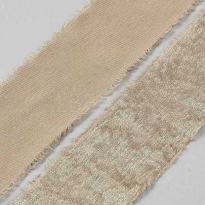 Satin Frayed Ribbon SRIB-TAC0001-09B-1