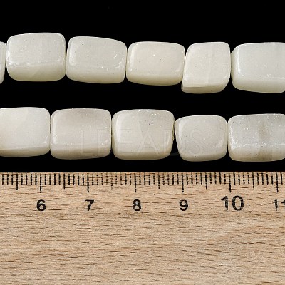 Natural White African Opal Beads Strands G-D098-D04-02-1