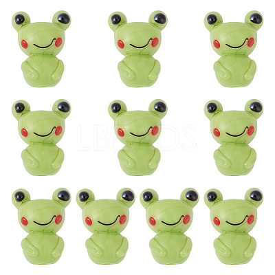 10Pcs Handmade Lampwork Beads LAMP-GO0001-17-1