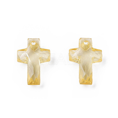 Transparent Acrylic Pendants MACR-S373-130-B09-1