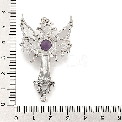 Natural Amethyst Big Pendants G-G009-01P-14-1