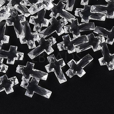 Transparent Acrylic Pendants MACR-S373-130-B01-1