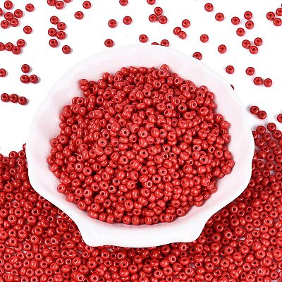 Opaque Glass Seed Beads SEED-N012-09A-12-1