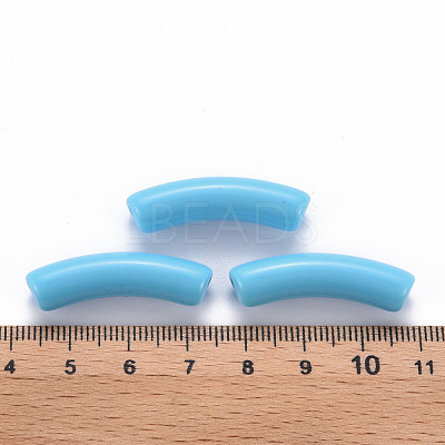Opaque Acrylic Beads X-MACR-S372-002B-S012-1