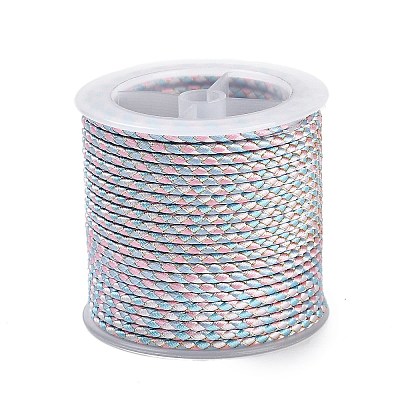 11M Polyester Braided Cord with Cotton Core & Metallic Thread OCOR-Z006-01-11-1