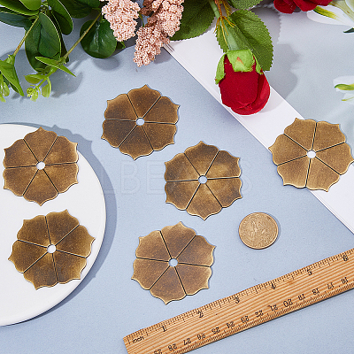 6Pcs Brass Handle Washers DIY-FH0010-54A-AB-1