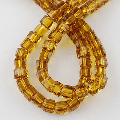 Glass Bead Strands LS-GLAA-R041-6x6mm-12-1