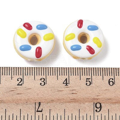 Handmade Porcelain Enamel Beads PORC-K003-09F-1