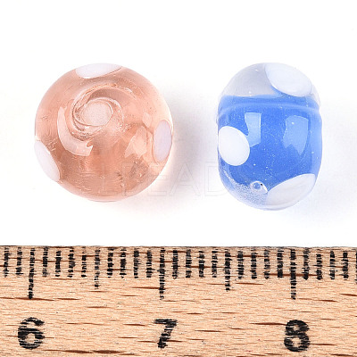 Handmade Lampwork Beads Strands LAMP-N036-11A-01-1