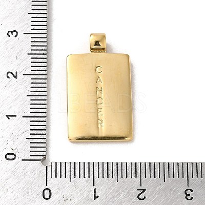 304 Stainless Steel Pendants X-STAS-L022-306G-04-1