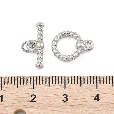 SHEGRACE Brass Toggle Clasps XGR0121P-156P-1